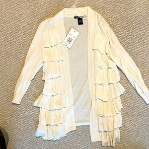 BRAND NEW cardigan, size S, color - core/ivory from Sweaterworks